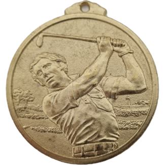 Golf Medalje Ø68mm, ekstra tung