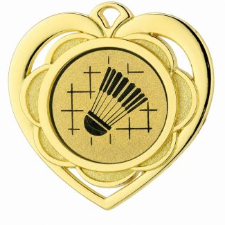 Badminton Hjerte Guldmedaljer