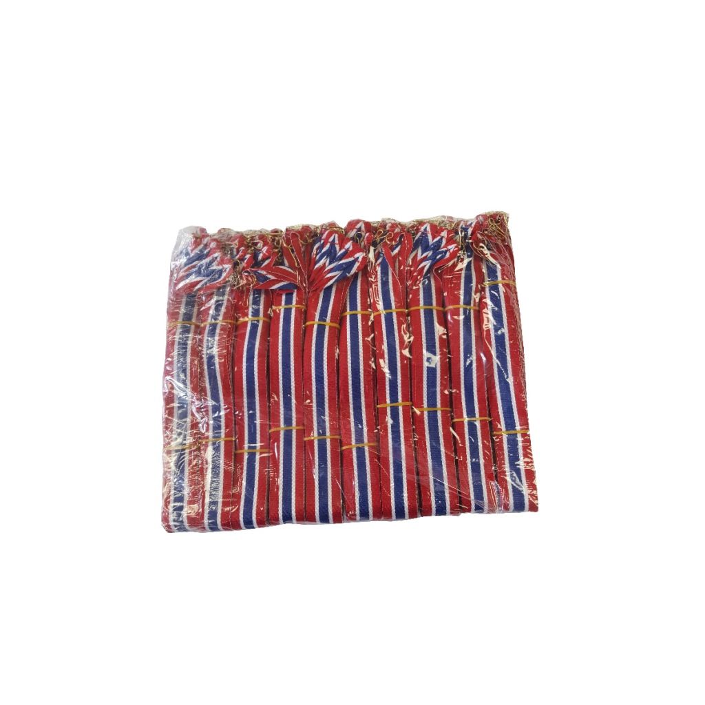 Medaljebånd R/H/B/H/R 100stk