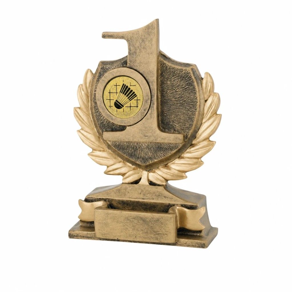 Badminton 1. plads Statuette