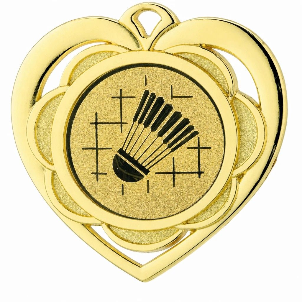 Badminton Hjerte Guldmedaljer