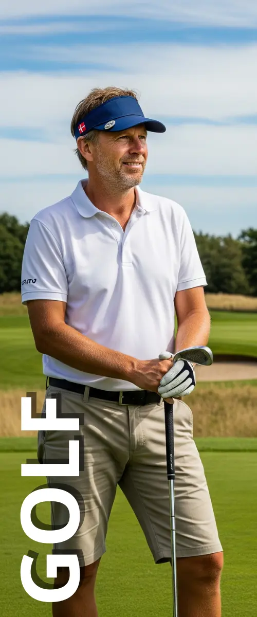 Golfspiller på greenen – Flotte golfpokaler og præmier til golfturneringer